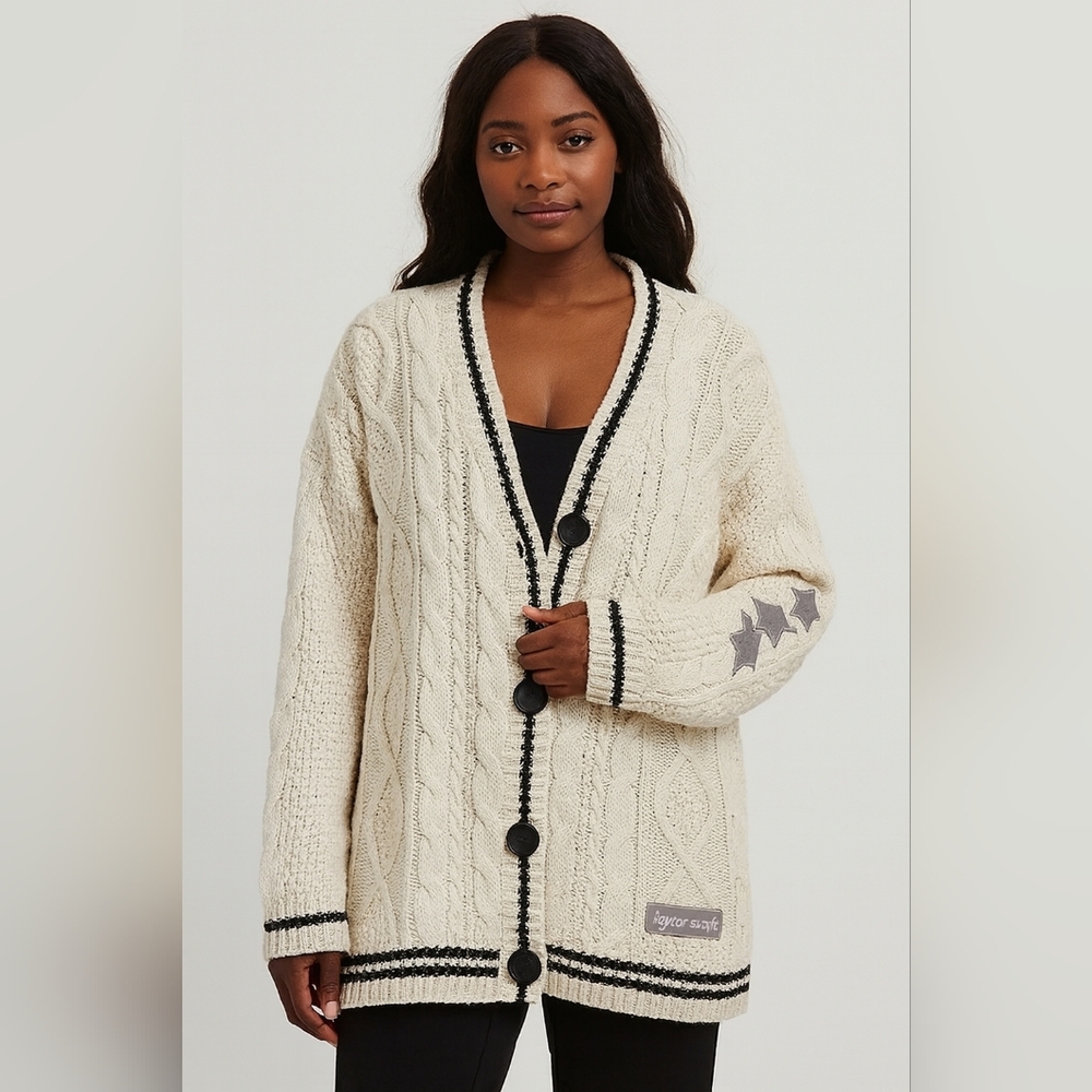 Taylor Swift “Folklore” Era Sweater/Cardigan – XL/2XL – Authentic Fan‑Merch